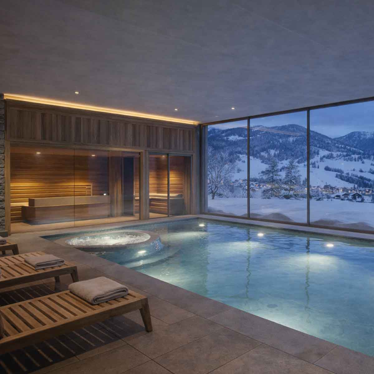 Piscine intérieure & spa